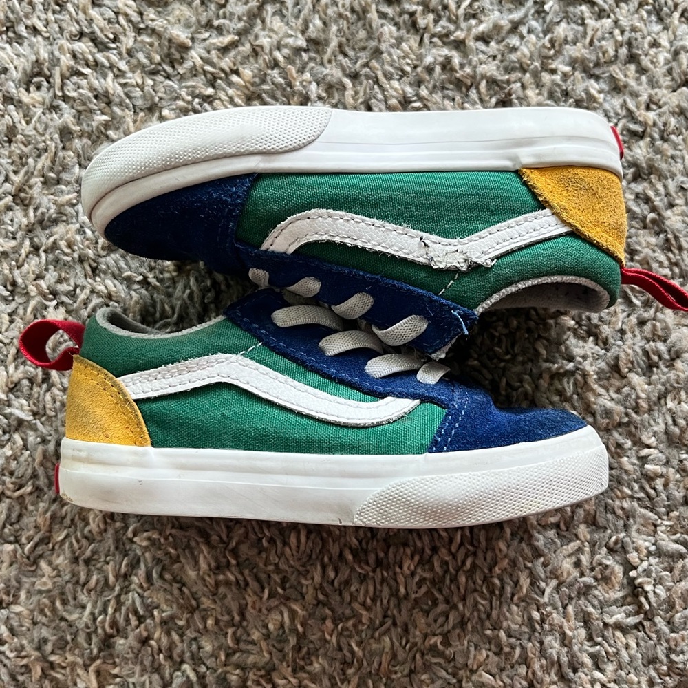 Toddler Multi-color Vans (size 8)
